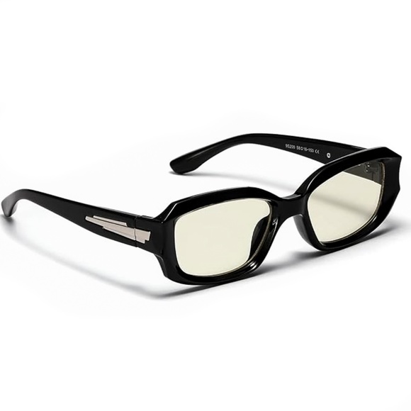 TSV Jewelers Other - Black Clear Tint Retro Trendy Rectangle Men Women Square Frame Trendy Glasses